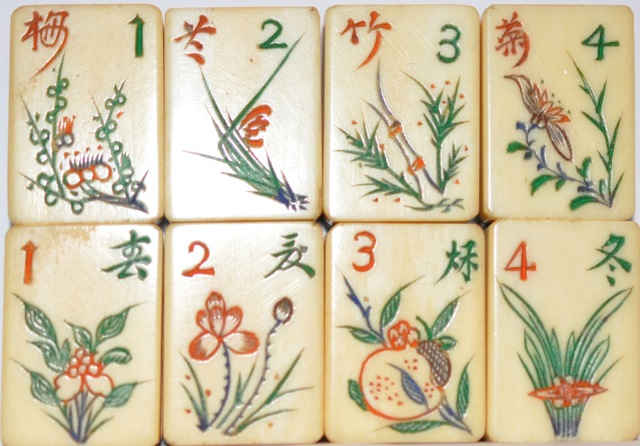 1920's Bamboo and ivory Mahjong tiles by EclispeFlower on DeviantArt