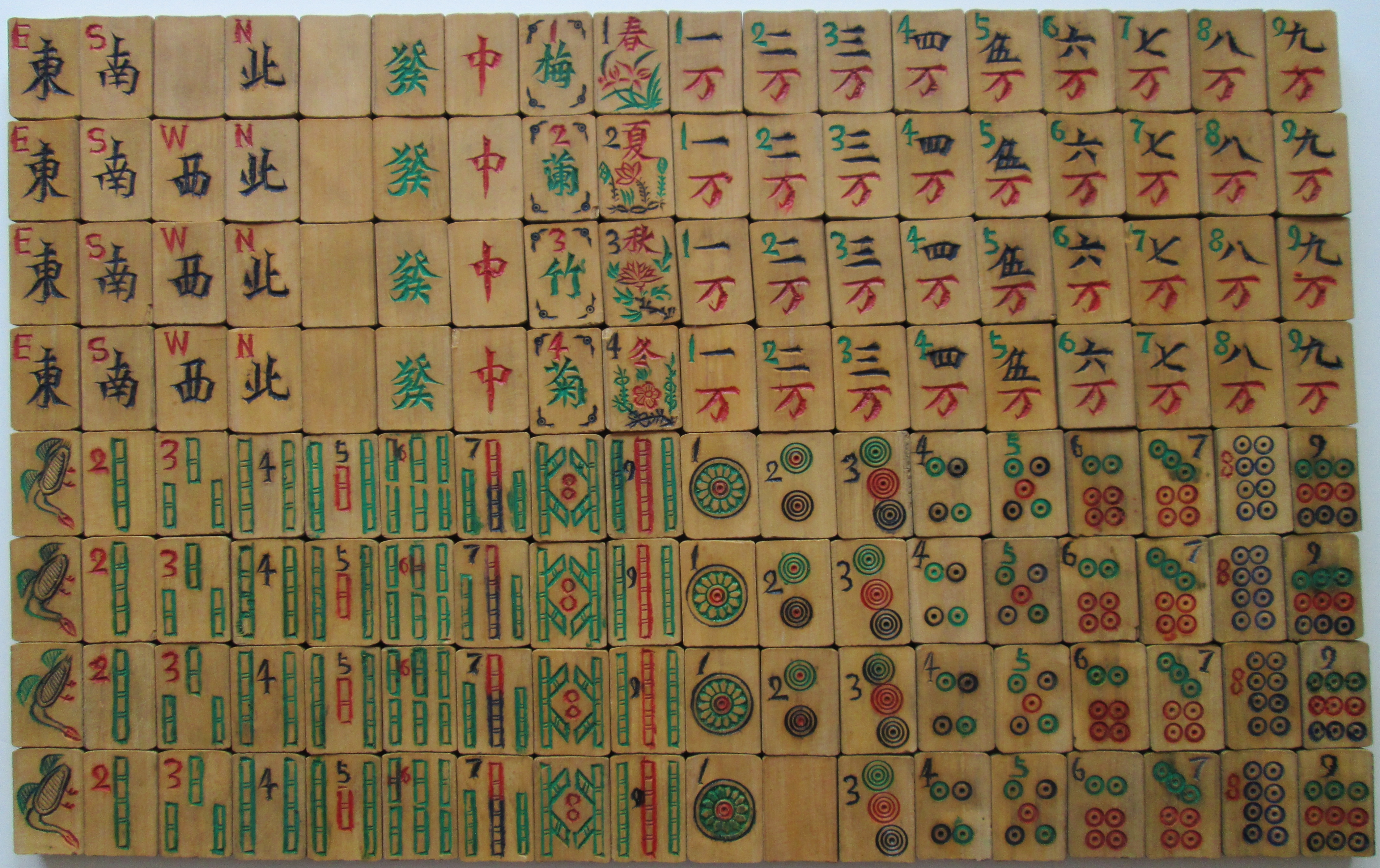 Hybrid Bamboo set – Mahjong Treasures