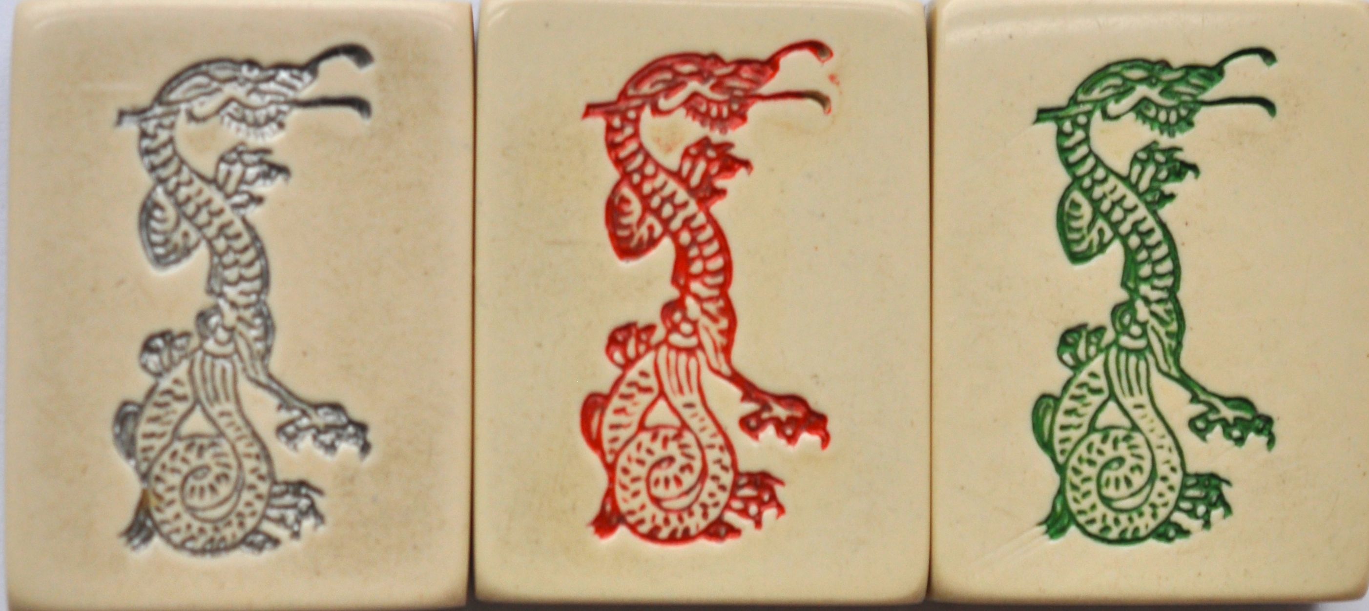 applause jump in Botany Dragons in Chinese Art and Mahjong Part 2 – Mahjong Treasures