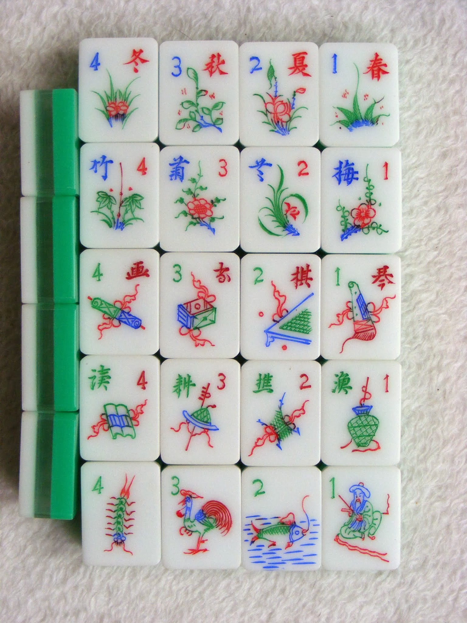 tri-color Mahjong – Mahjong Treasures