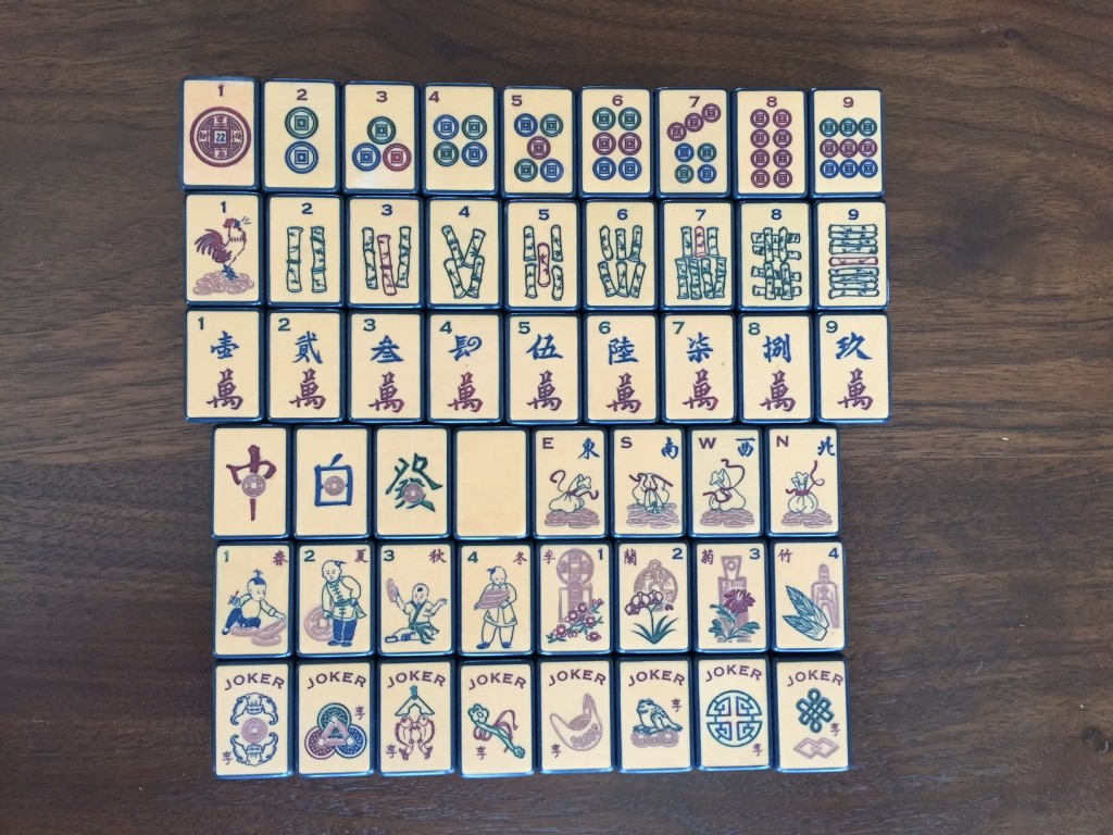 IMPERFECT Replica Vintage Enrobed American Mah Jongg Tiles