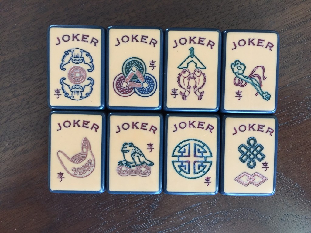 IMPERFECT Replica Vintage Enrobed American Mah Jongg Tiles