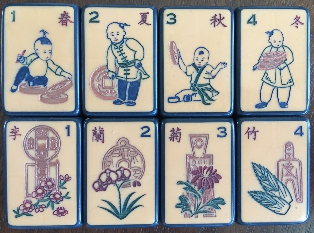 IMPERFECT Replica Vintage Enrobed American Mah Jongg Tiles