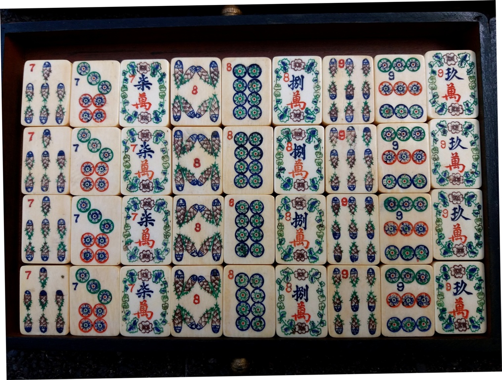 Mahjong Tiles by Cao Yulong